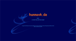 Desktop Screenshot of hannovk.de