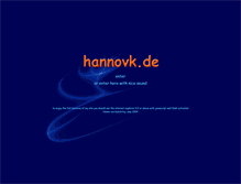 Tablet Screenshot of hannovk.de